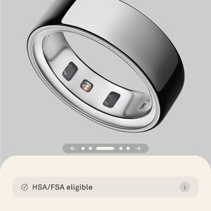 Oura Smart Ring 4 - Silver Size 9